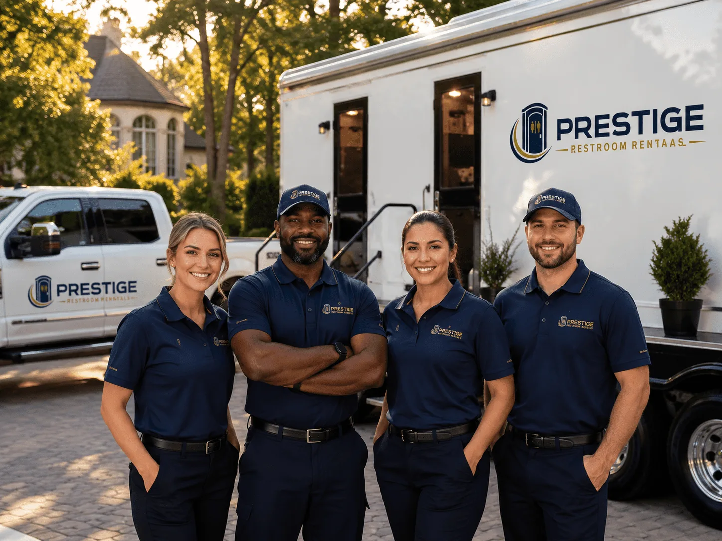 Trusted Luxury Portable Restrooms company in Woodleaf, NC